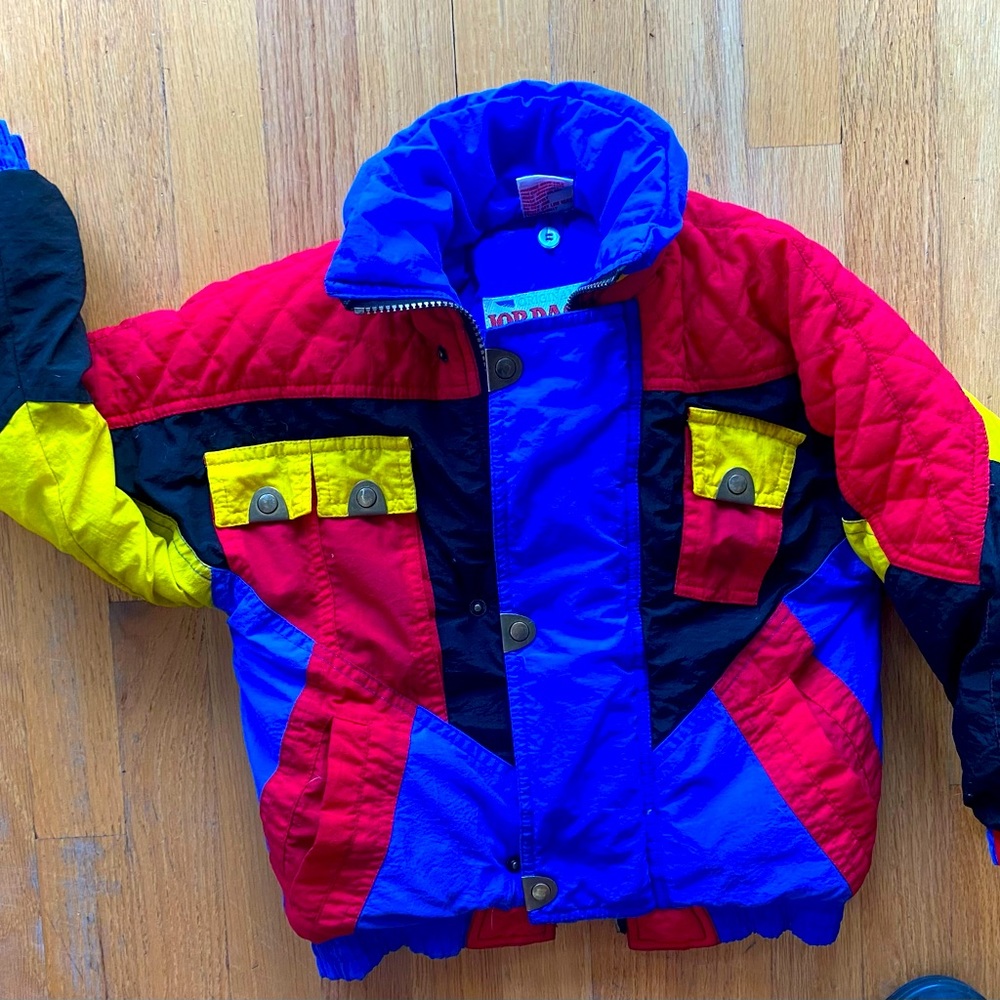 Jordache Kids Colorful Puffer Jacket - Red, Blue, Yellow, Black